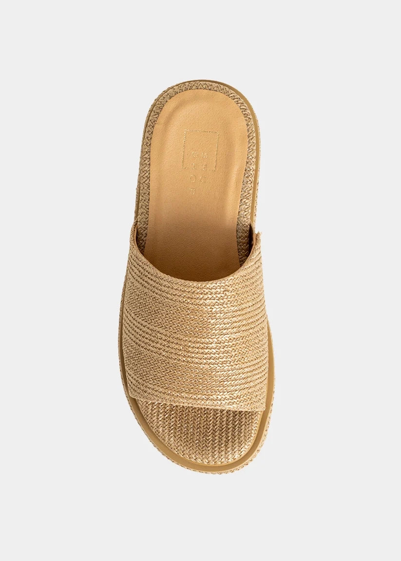 Lexie Woven Platform Wedge Sandal