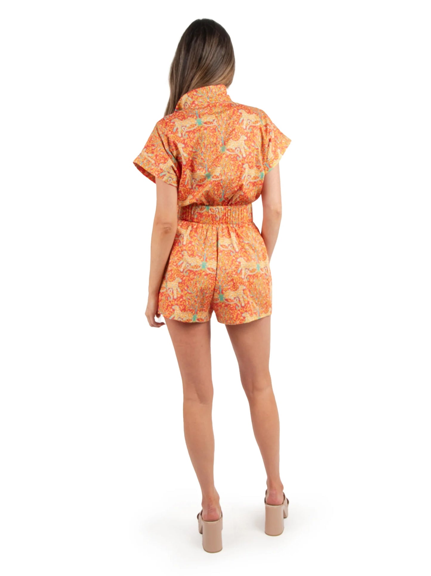 Poppy Romper in Cloister