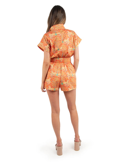 Poppy Romper in Cloister