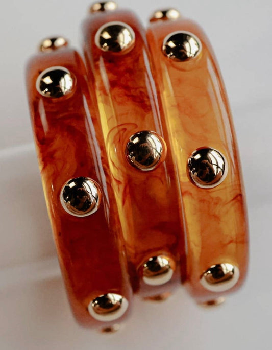 Luna Leopard and Gold Bangle