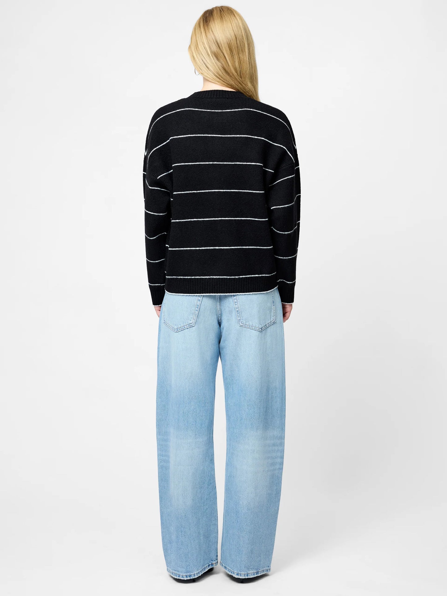 Riddley Knit Stripe in Black