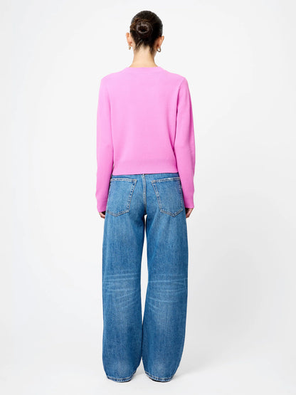 Taffy Pink Crew Neck Long Sleeve