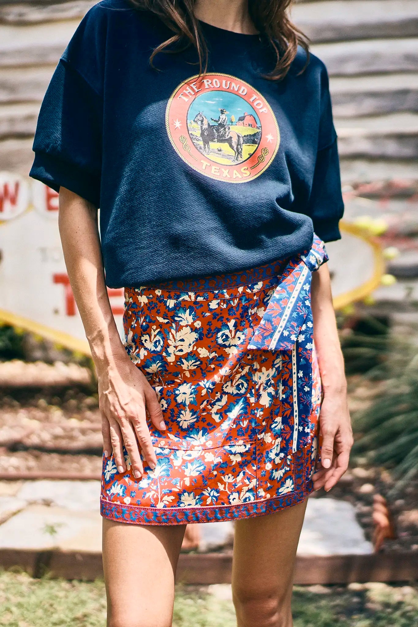 Bay Skirt in Tapestry Floral