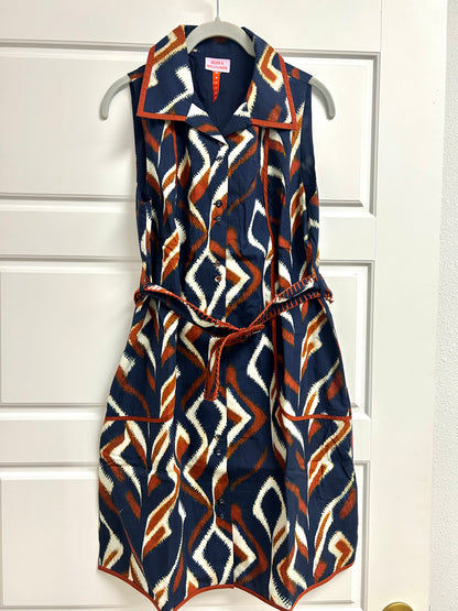 Grasse Piped Tribal Dress