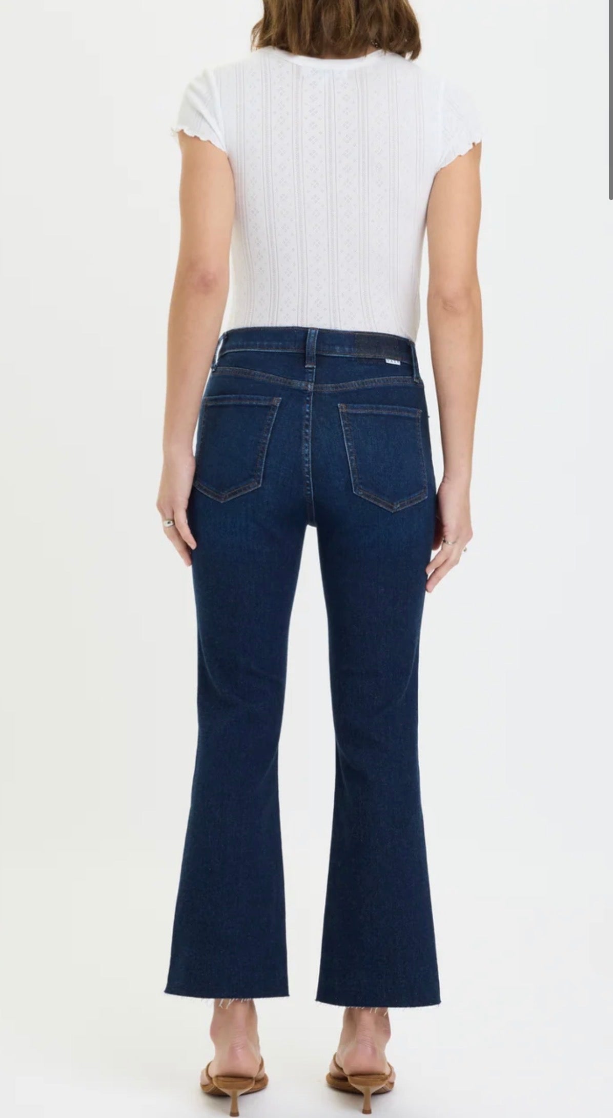 Serene Shy Girl High Rise Crop Flare