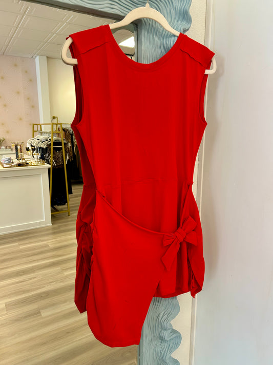 Red Athleisure Dress