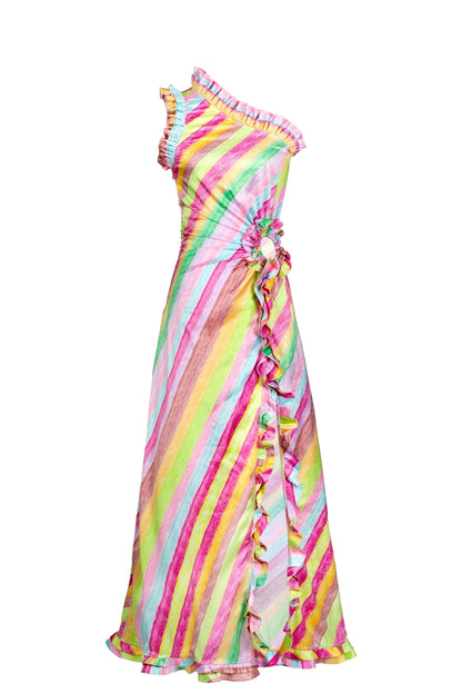 Varuna Dress in Stripes