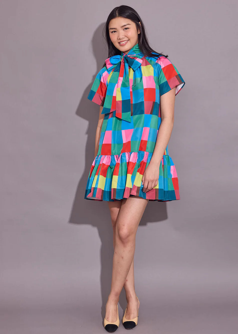 Willa Dress In Holiday Check