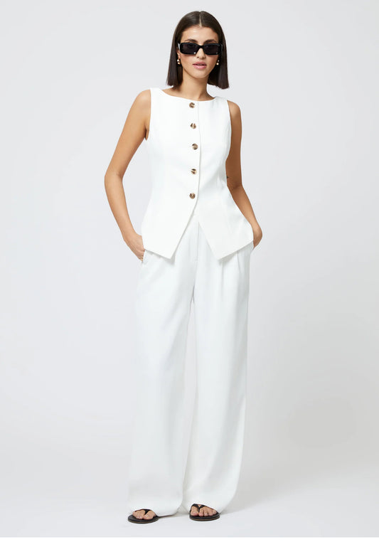 FINAL SALE Harry Suiting Trousers in Summer White