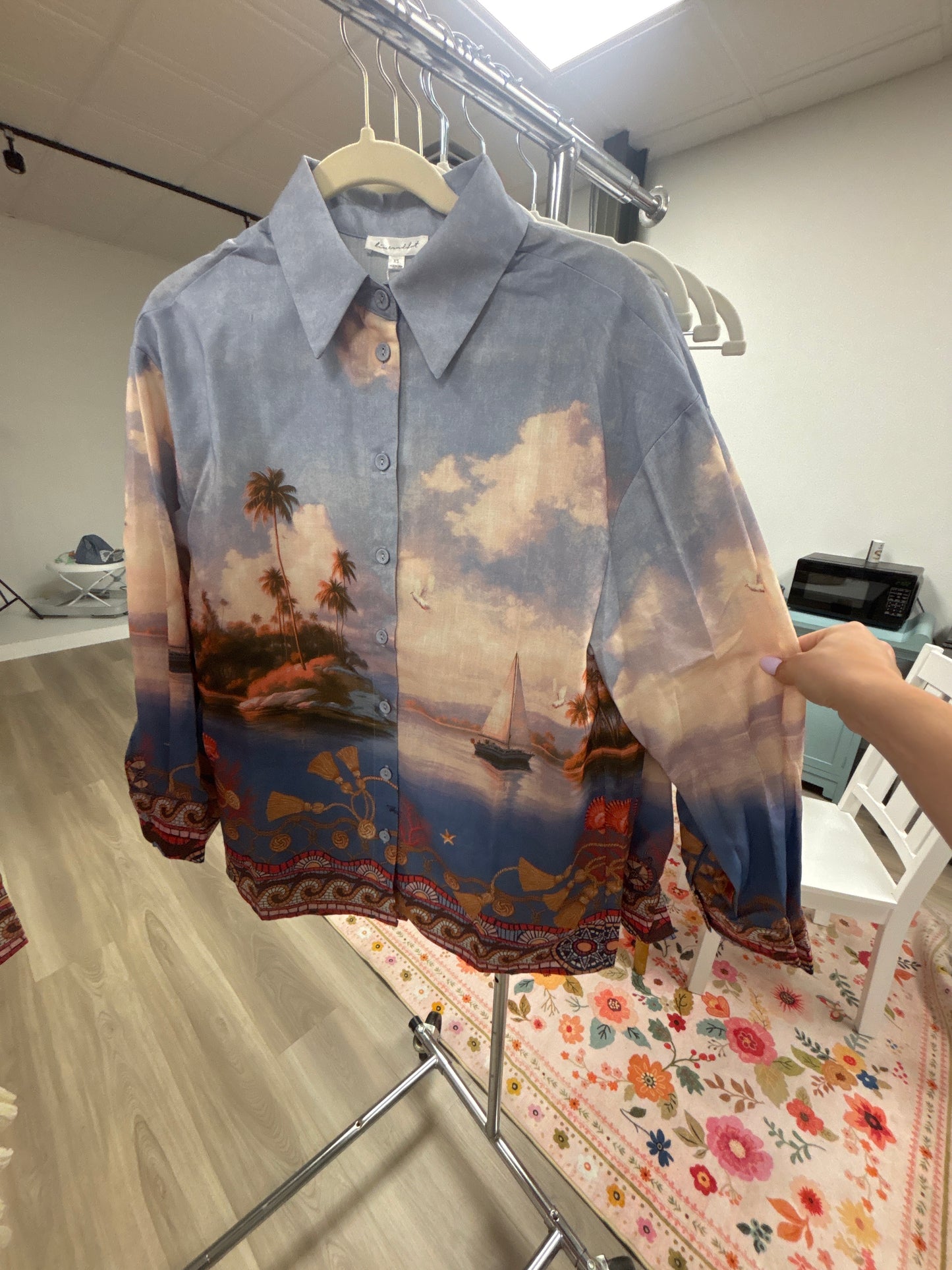 Pernille Sunset Sail Button-Up