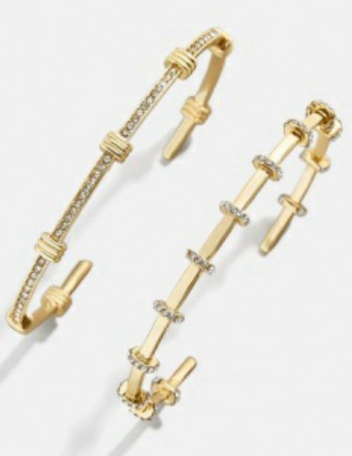 Detailed Cuff Bracelet Set