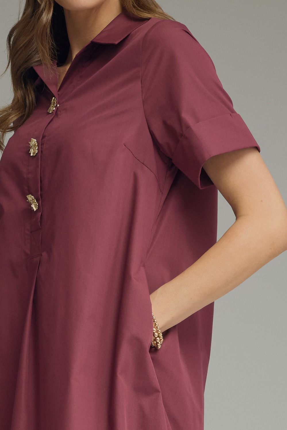 Lunaria Maxi Dress in Wine