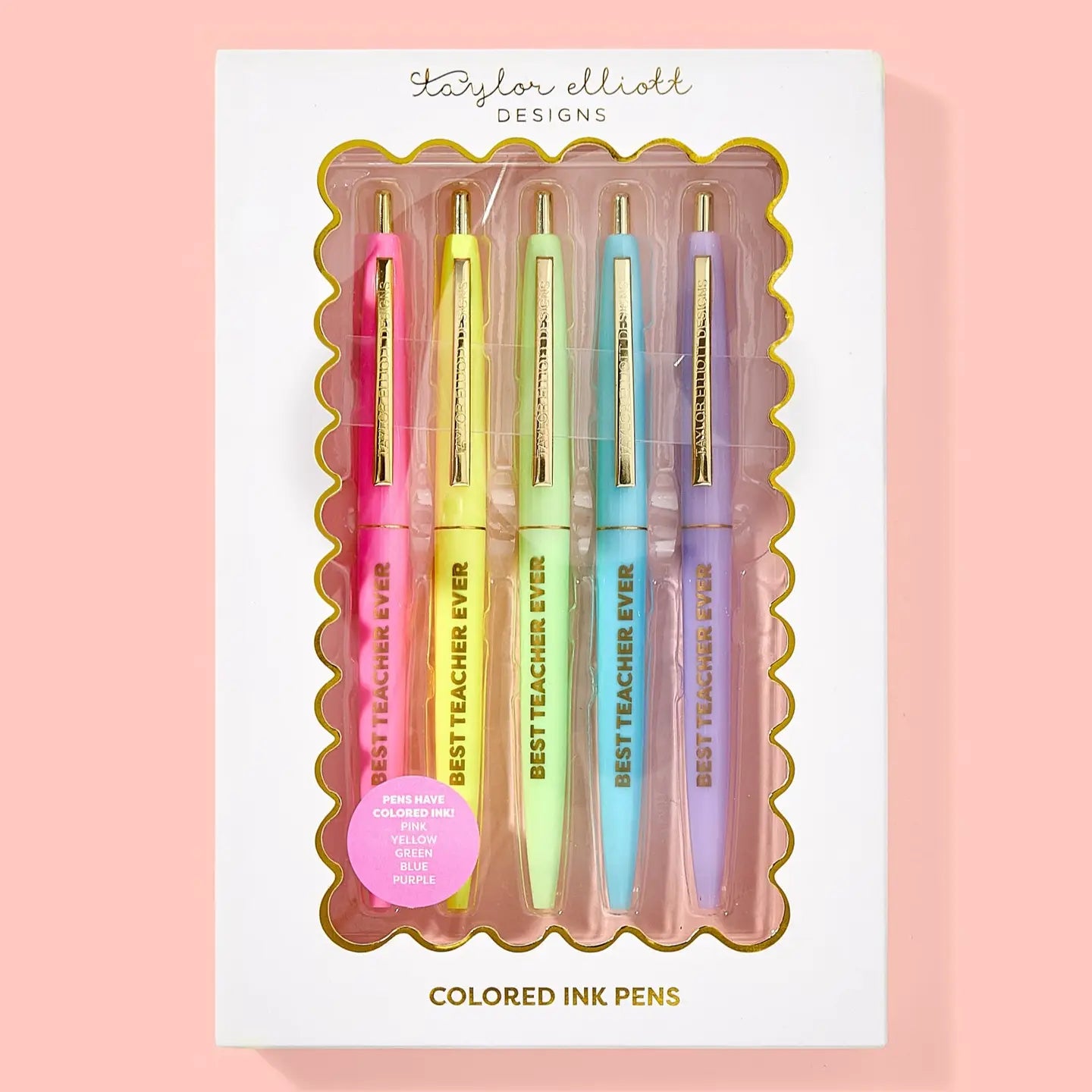 Best Teacher Ever Pen Set