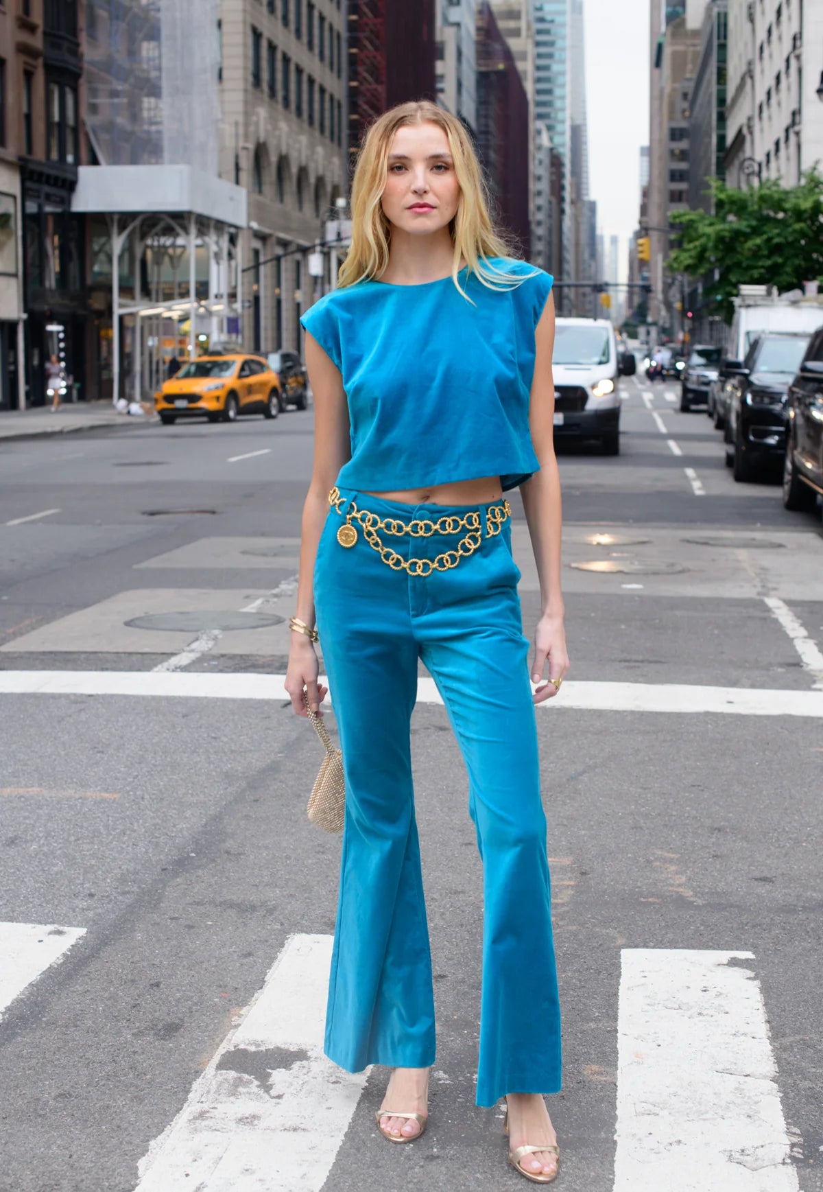 Tilda Pants in Turquoise