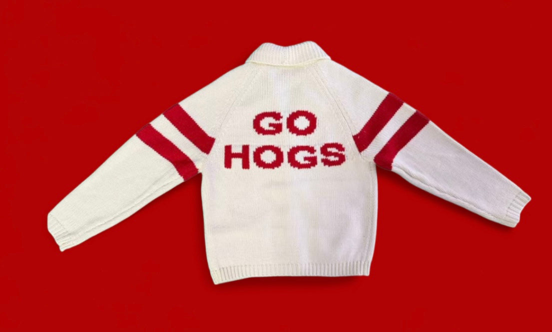 Go Hogs Custom Sweater Cardigan