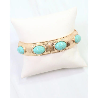 Turquoise Hallie Stretch Bracelet