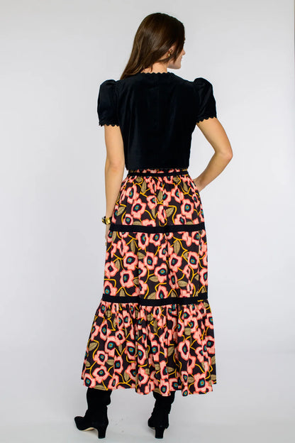 Coco Top in Black Velvet