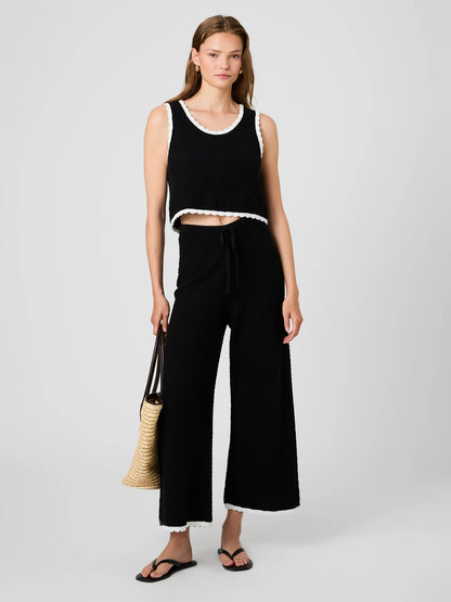 Teddy Diamond Knit Contrast Cami