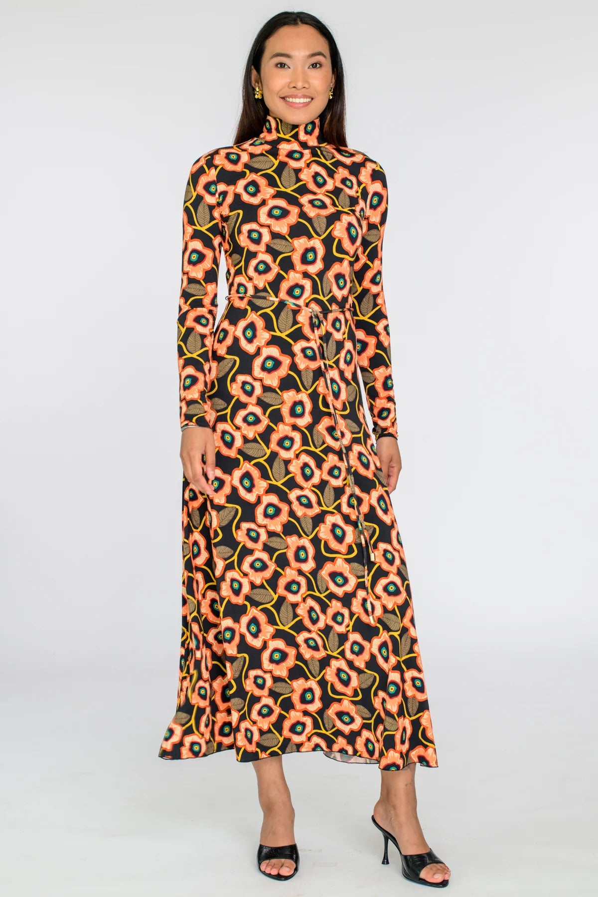 Stevie Dress in Poppies