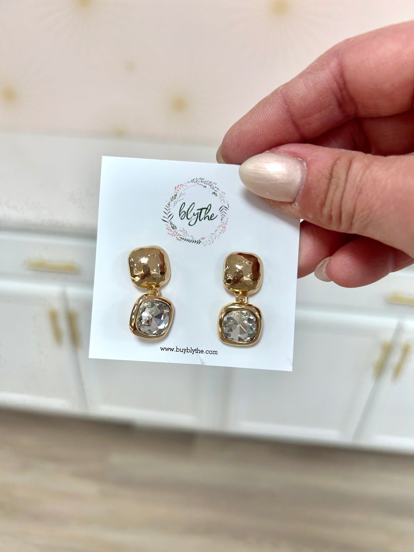 Crystal Drop Earring