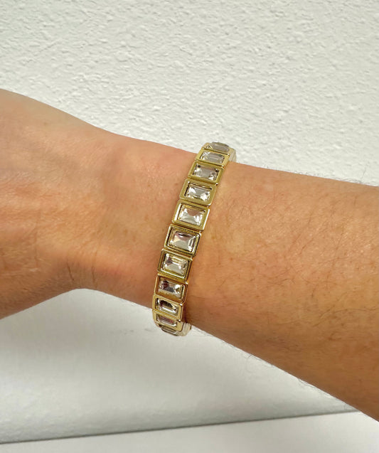 Gold Gemstone Bracelet