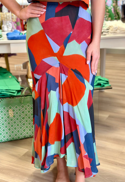 FINAL SALE Gilda Skirt in Multi