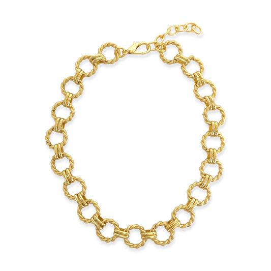 Twisted O Chain Necklace