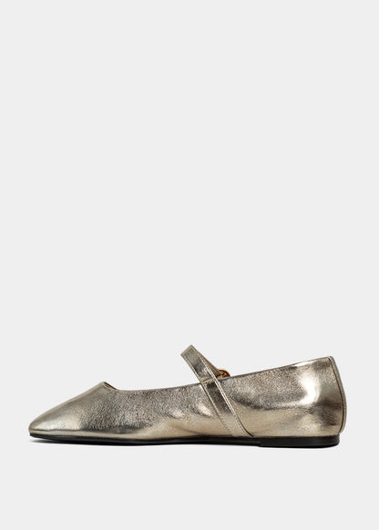 Annabelle Gold Ballet Flats