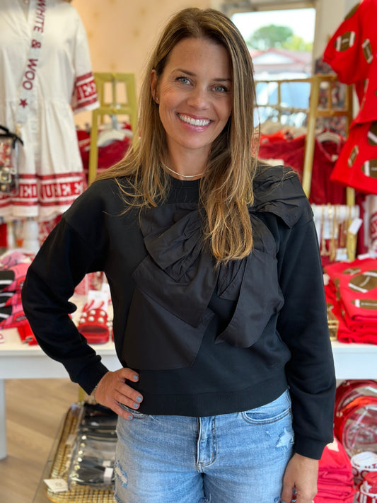 Lainey Sweatshirt in Black