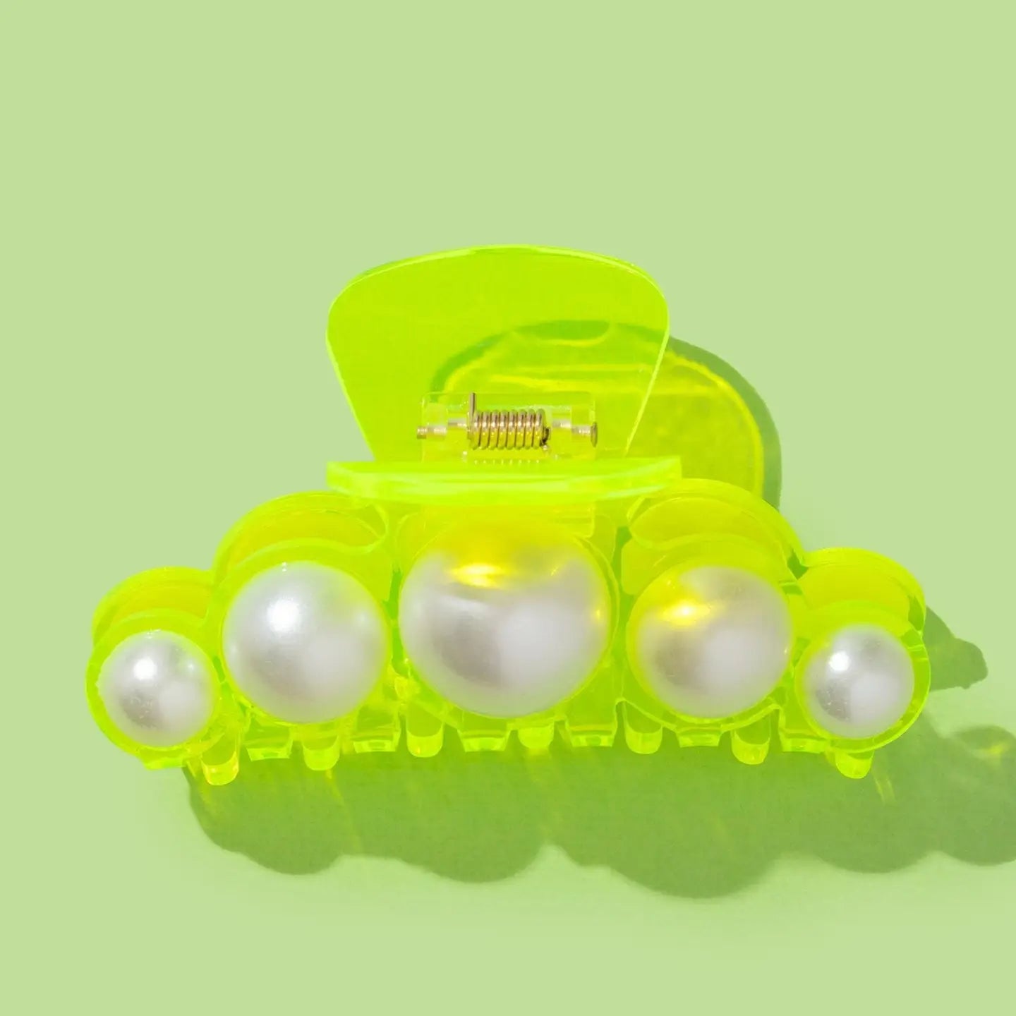 Neon Green & Pearl Claw