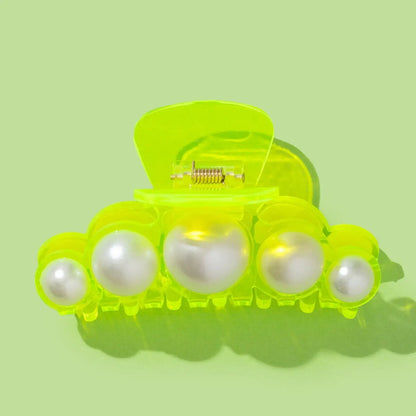 Neon Green & Pearl Claw