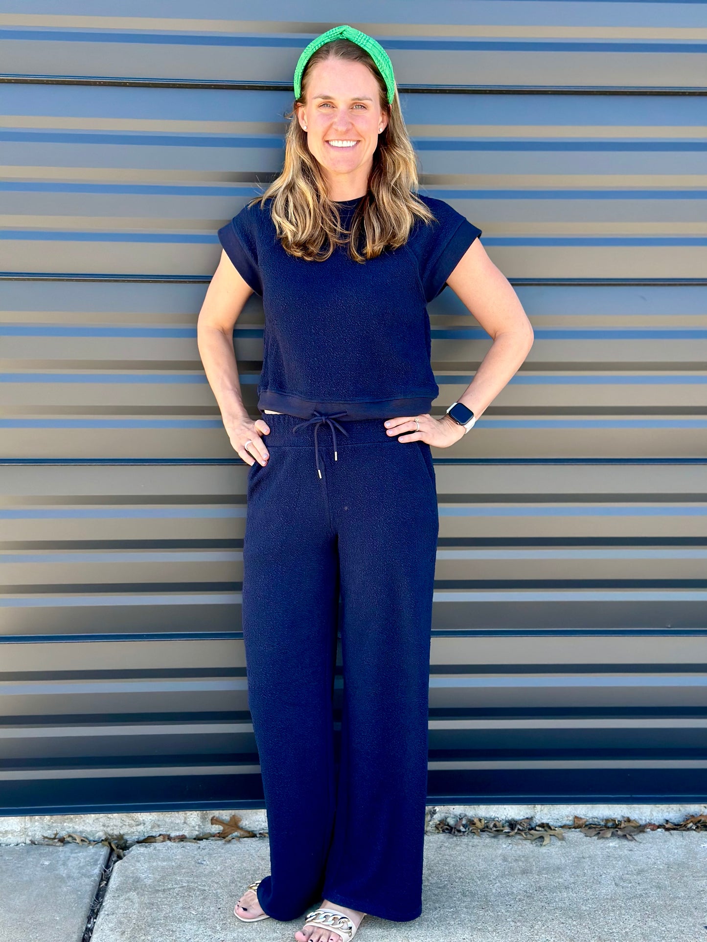 Stevie Top in Navy