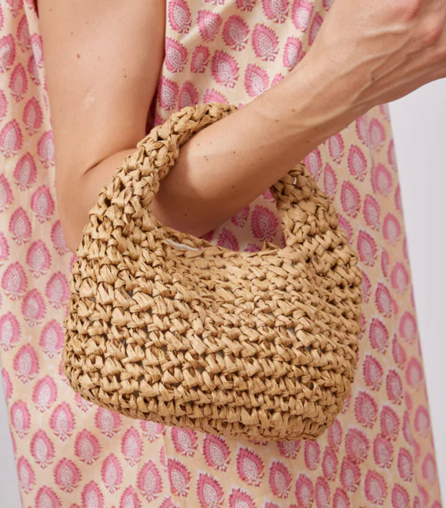 Micro Slouch Bag in Toast