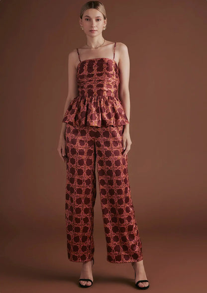 Chainlink Wide Leg Pant