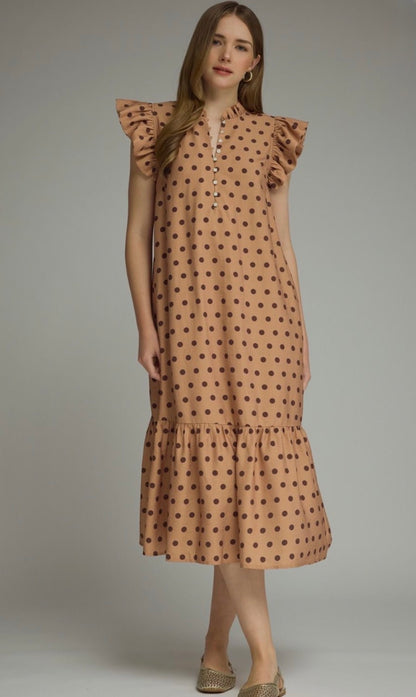 Camille Polka Dot Dress
