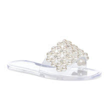 Load image into Gallery viewer, Bryer Clear Pearl Sandal
