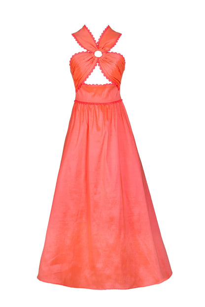 Avalon Dress in Orange