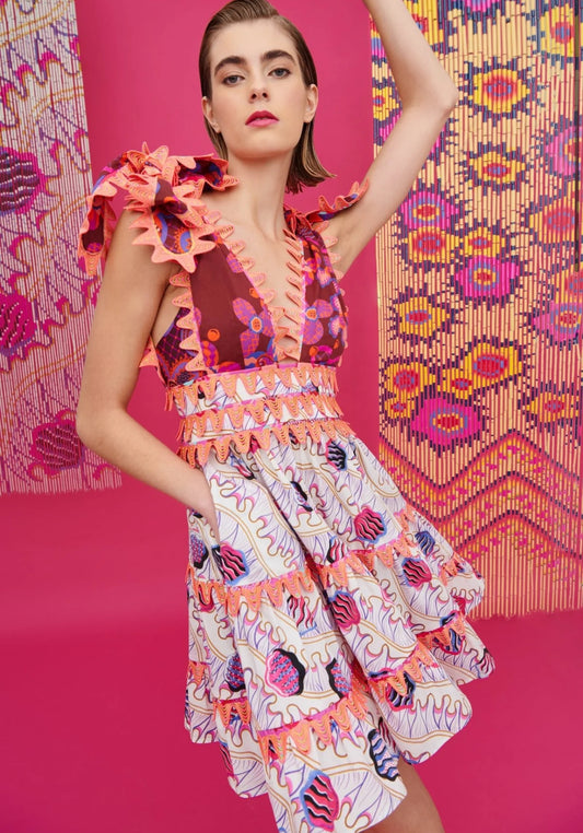 FINAL SALE- Cheri Dress Print