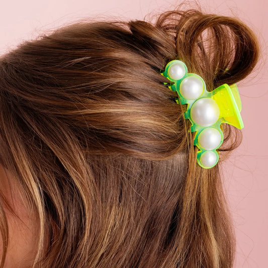 Neon Green & Pearl Claw