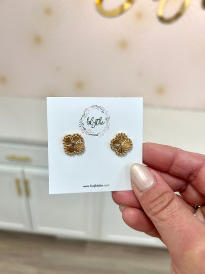 Clover Earring in Gold