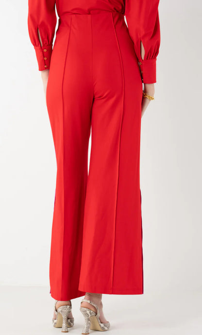 Paisley Pant in High Risk Red
