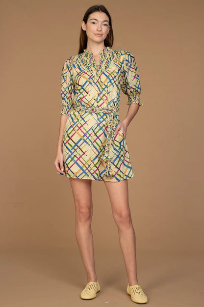 Bea Dress in Mad for Plaid