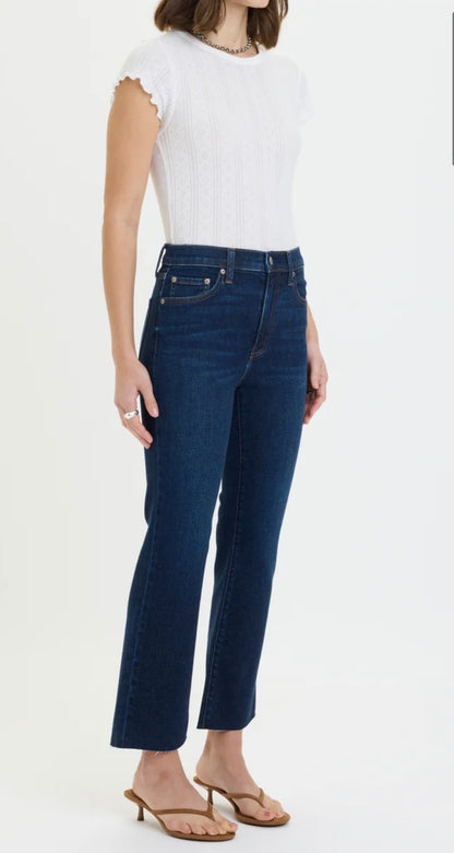Serene Shy Girl High Rise Crop Flare