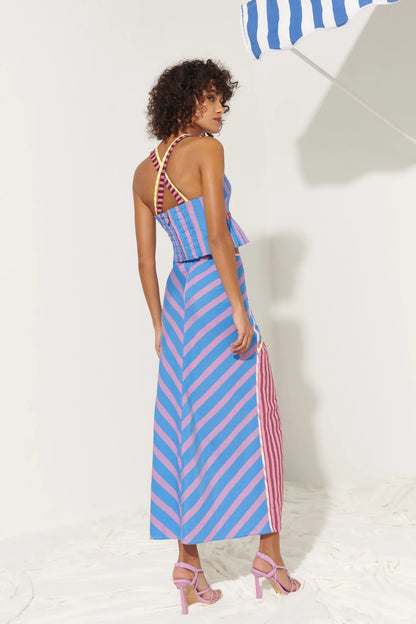 FINAL SALE Souci Skirt in Stripe