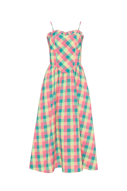 Corey Dress in Key Largo Plaid