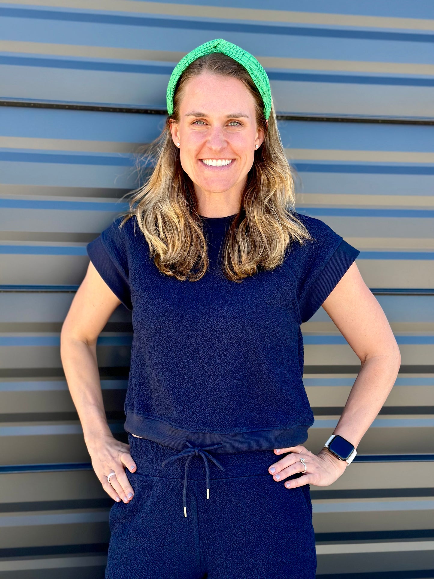 Stevie Top in Navy