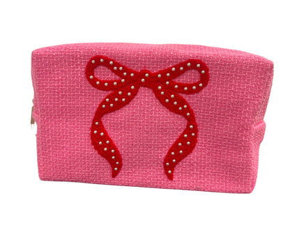 Tweed Bow Pouch