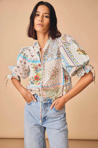 Rory Top in Patchwork