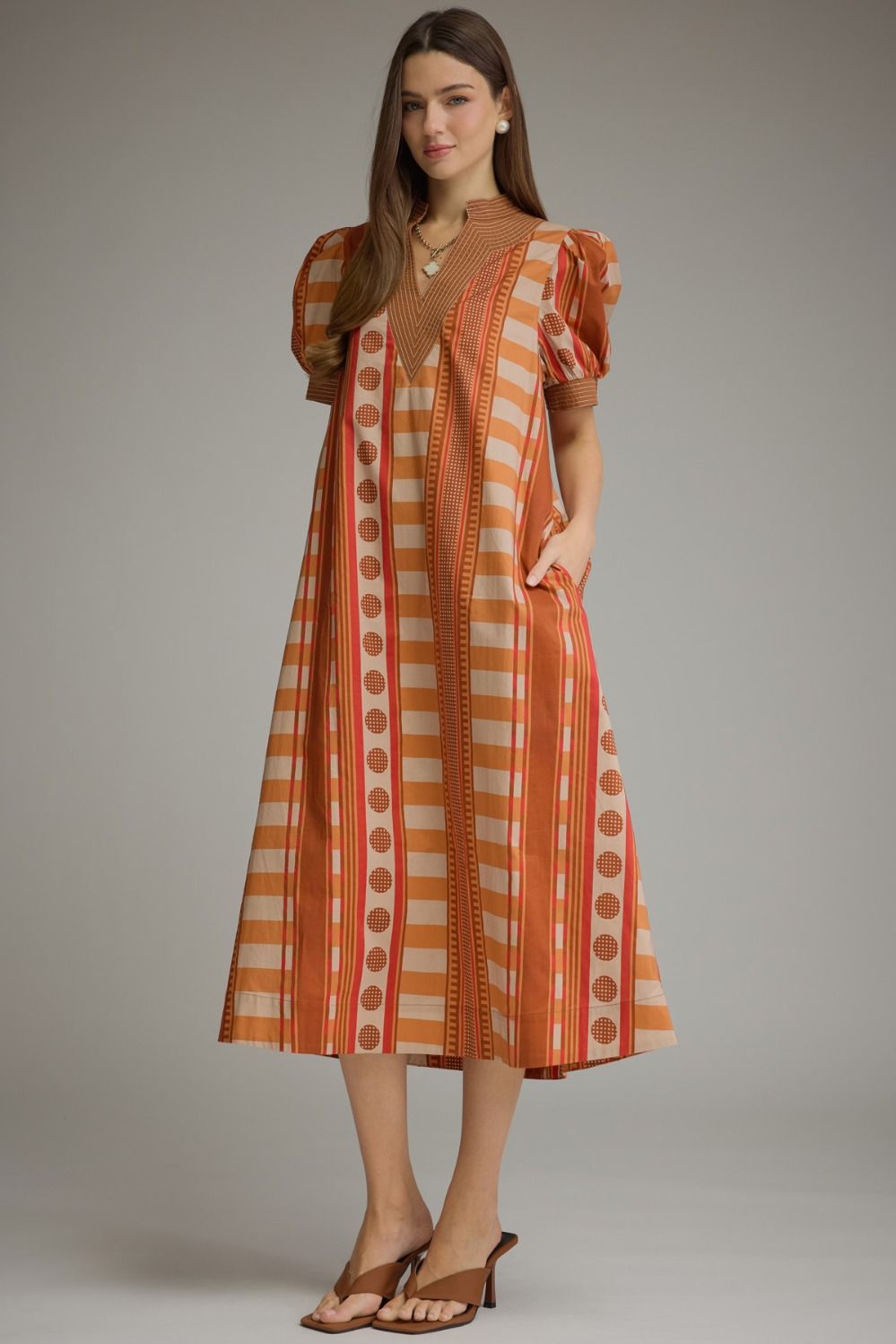 Lulu Golden Hour Mixed Print Maxi Dress