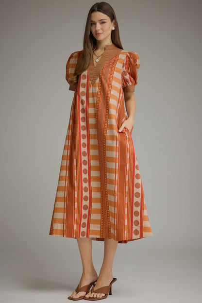 Lulu Golden Hour Mixed Print Maxi Dress